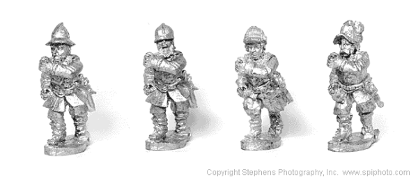 pikemen advancing with Helmet