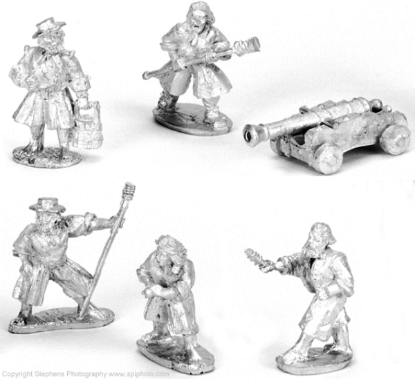 European artillery & Crew