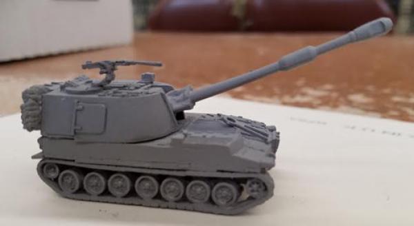 M109 A2 extended turret