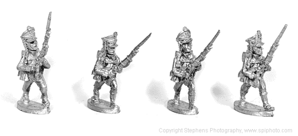 Musketeers Shako advancing