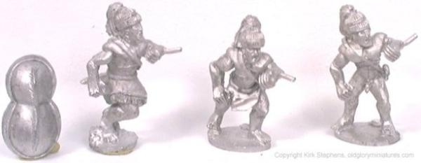 Spearmen wth eght shaped Sheld