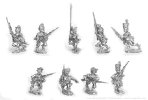 Infantry Leather Shako march attack