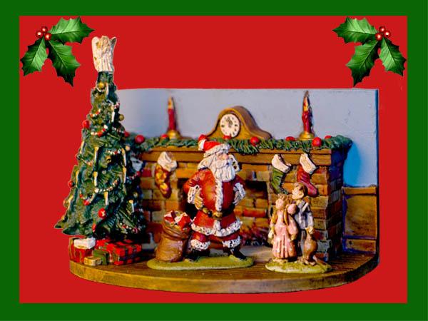 An Amercan Chrstmas Scene