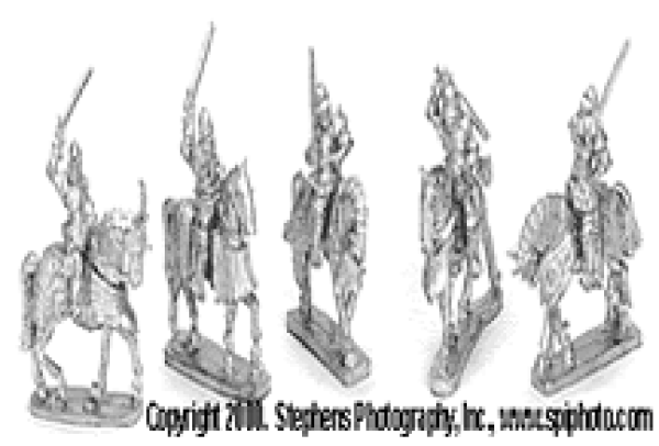 Dismounted knights varous Weapons