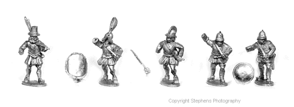Targeteers with Sword & Buckler