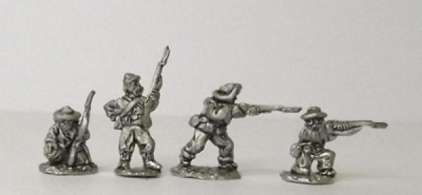 Confederate foot -  frng -  type 1