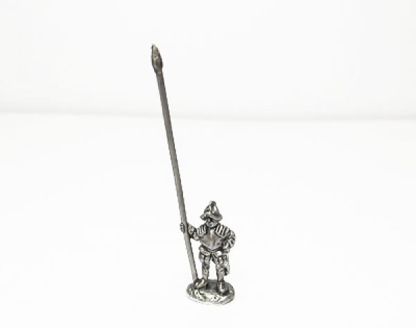 Pikemen -  pike vertical -  armoured -  2 poses