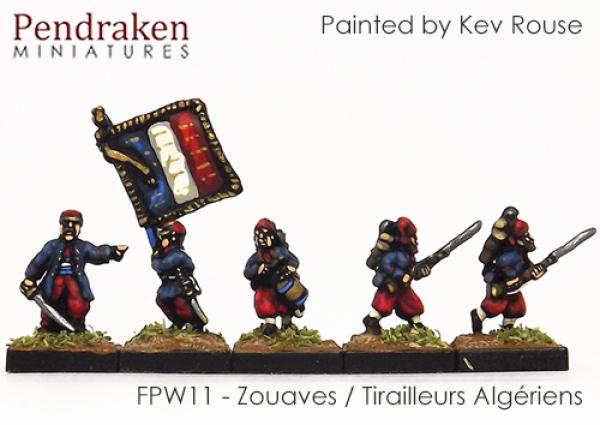 Zouaves/Tirailleurs Algerians -  inc. command