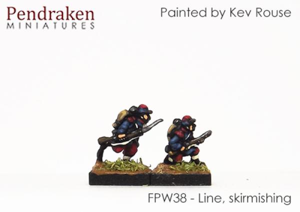 Skirmish line -  kneeling & running