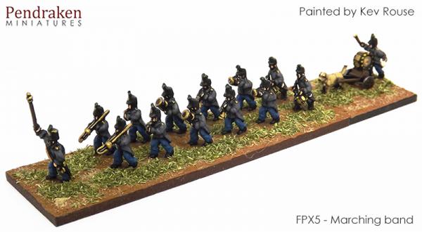 Marchng band (14 fgures + drum cart)