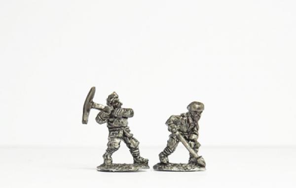 Engneers -  wth pck and shovel