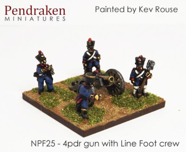 4pdr gun with line foot crew (3)Ê