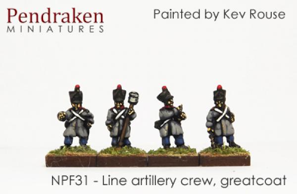 Line artillery crew in greatcoat (12)