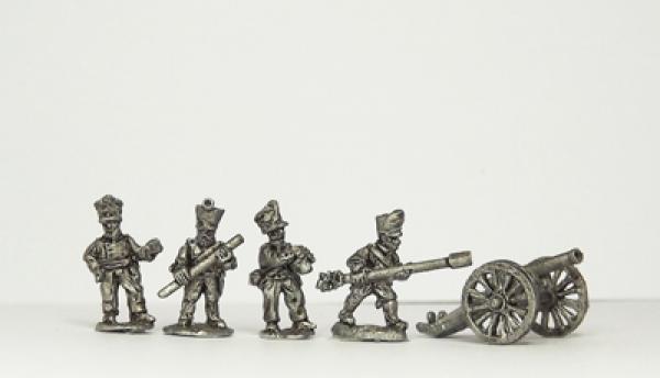 6pdr guns wth lne crew