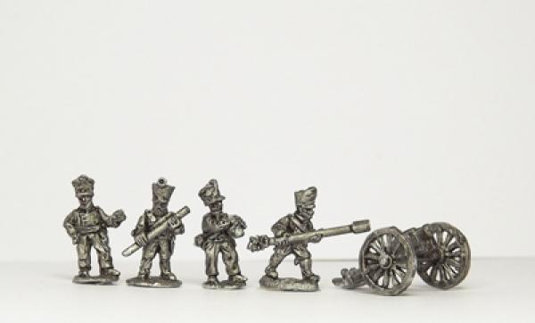 6pdr guns wth horse crew