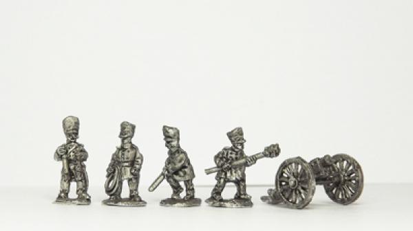 7pdr Howtzer guns -  wth horse crew