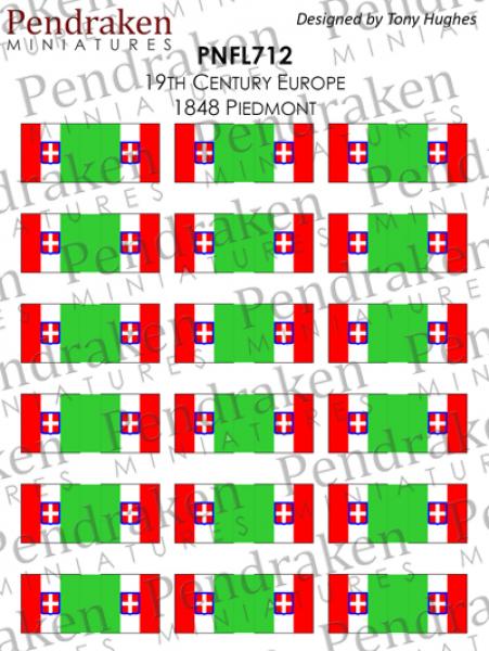 1848 Pedmont flags