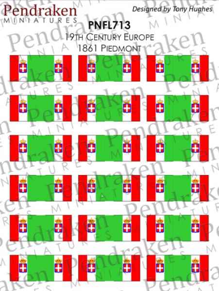 1861 Pedmont flags