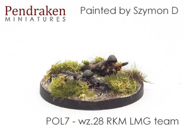 wz.28 RKM LMG teams -  prone