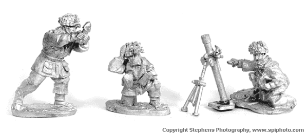 Paratrooper Medium Mortar (2) with crew