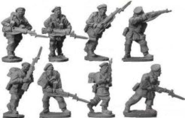 Commandos Set 4 Rifles with berets