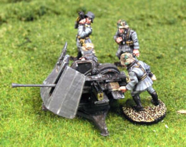 Flak 43 sngle 37mm AA Gun wth crew