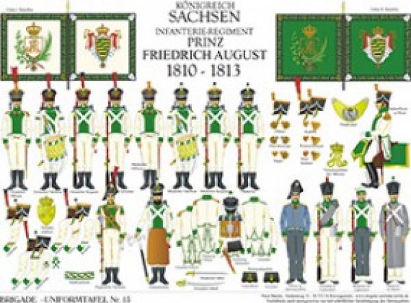 Sachsen: Infanterie-Regiment Prinz Friedrich August 1810-13