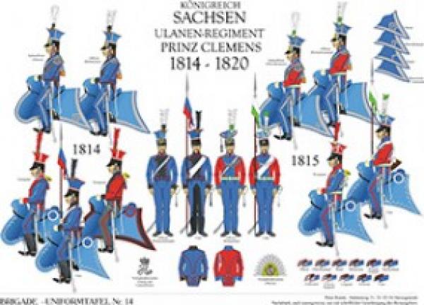 Sachsen: Ulanen-Regiment Prinz Clemens 1813-15