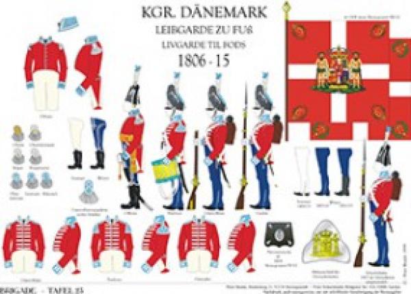 Daenemark: Lebgarde zu Fu§ 1806-15