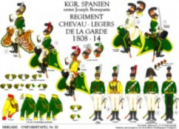 Spanen: Regment Garde-Chevau-legers 1808-14