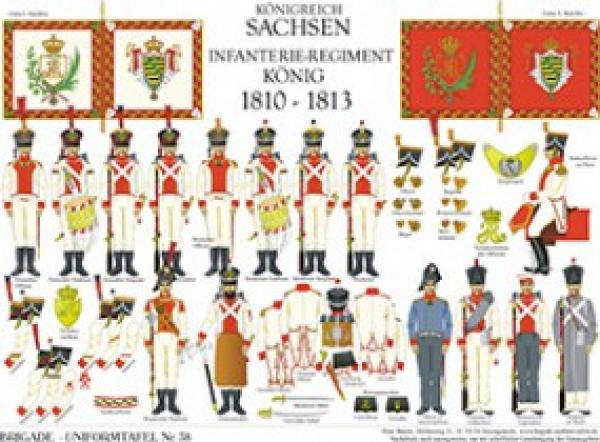 Sachsen: nfantere-Regment Koeng 1810-13
