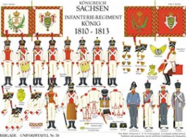 Sachsen: Infanterie-Regiment Koenig 1810-13