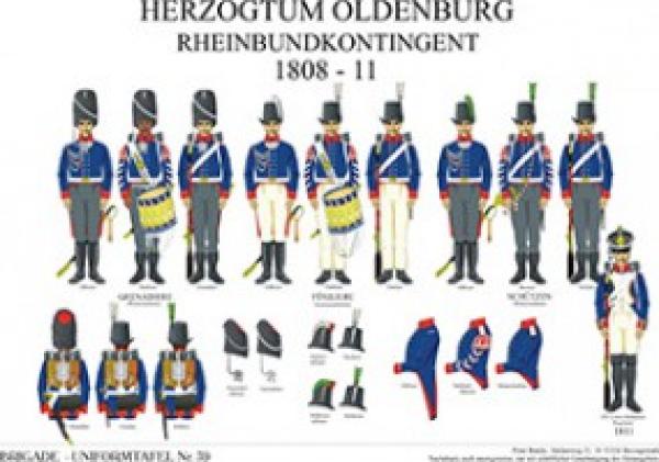 Oldenburg: Rhenbundkontngent 1808-11