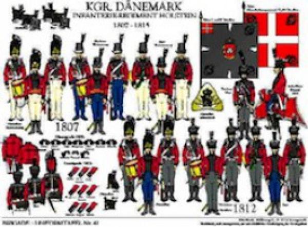 Daenemark: Infanterie-Regiment Holstein 1807-15