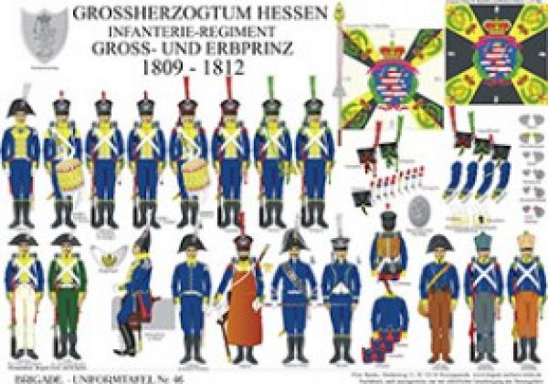 Hessen-Darmstadt: Regment Gro§- und Erbprnz 1809-12