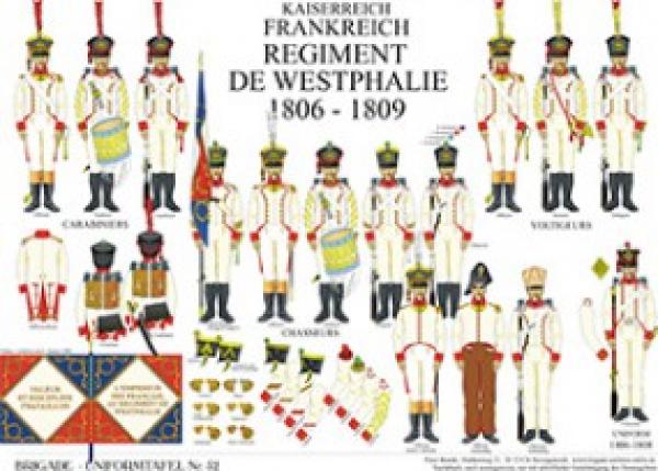 Frankrech: Regment de Westphale 1806-09