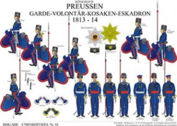 Preu§en: Garde-Volontaer-Kosaken 1813-14