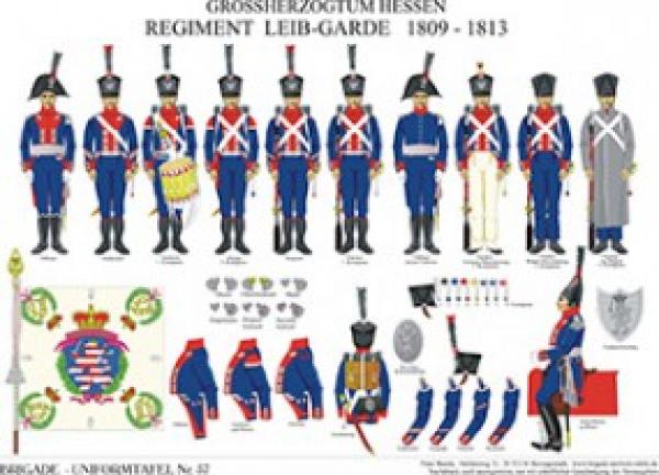 Hessen-Darmstadt: Regiment Leib-Garde 1809-13