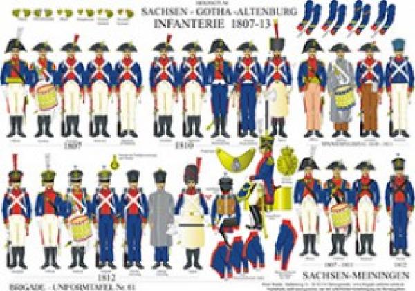 Sachsen-Gotha-Altenburg/Sachsen-Menngen: nfantere 1807-13