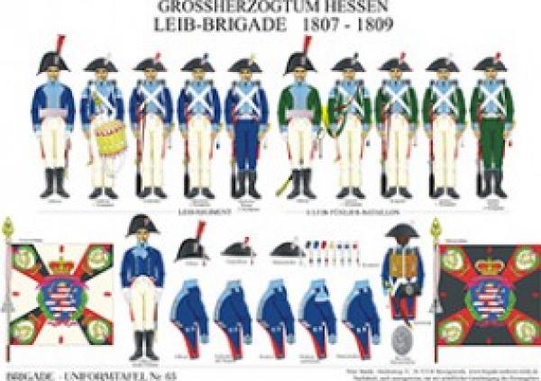 Hessen-Darmstadt: Leib-Brigade 1807-09