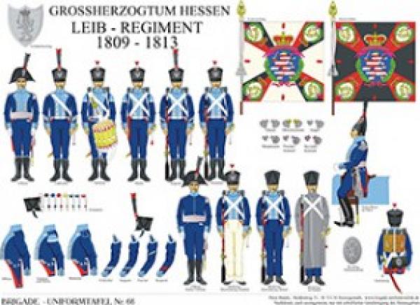 Hessen-Darmstadt: Leb-Regment 1809-13