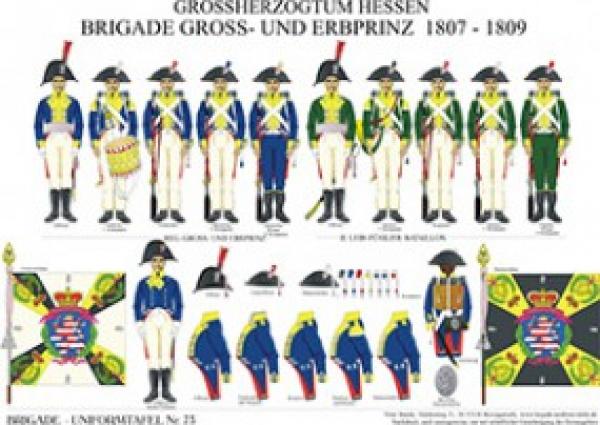 Hessen-Darmstadt: Brigade Gro§- und Erbprinz  1807-09