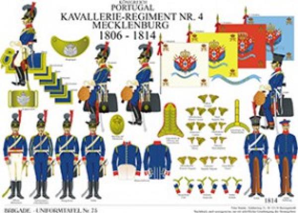 Portugal: Kavallerie-Regiment Nr. 4 Mecklenburg 1806-14