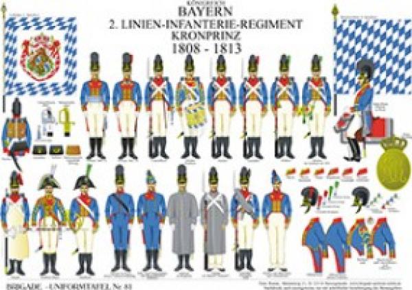 Bayern: 2. Linien-Infanterie-Regiment Kurprinz 1808-13