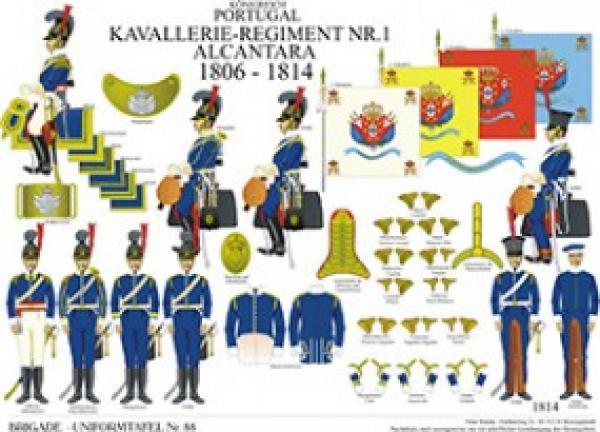 Portugal: Kavallerie-Regiment Nr. 1 Alcantara 1806-14