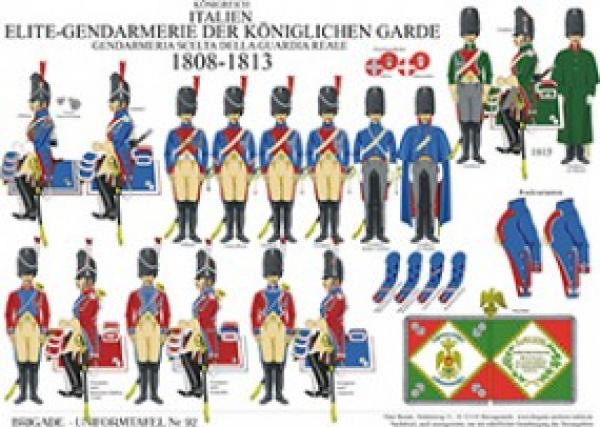 talen: Elte-Gendarmere der koenglchen Garde 1808-13