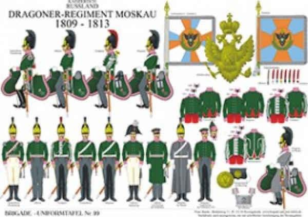 Russland: Dragoner-Regment Moskau 1809-13