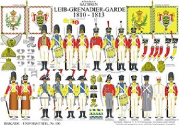 Sachsen: Leib-Grenadier-Garde 1810-13