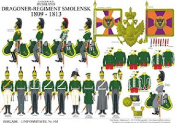 Russland: Dragoner-Regment Smolensk 1809-13