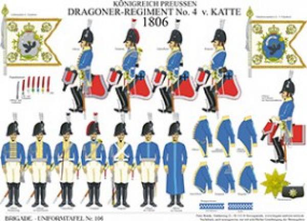 Preu§en: Dragoner-Regment No. 4 v.Katte 1806
